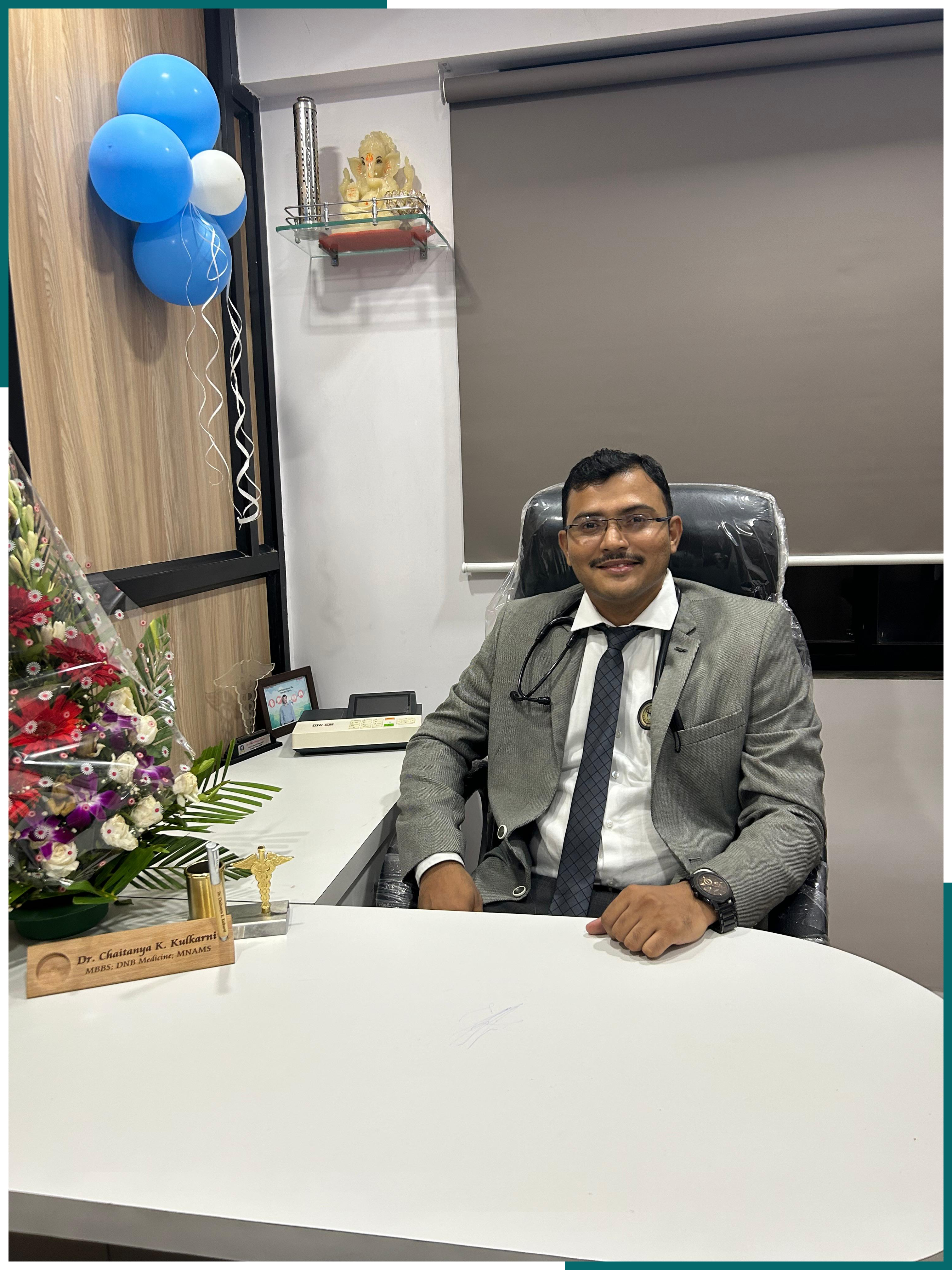 Dr. Chaitanya Kiranrao Consultant Physician with special interest in diabetes & infectious disease